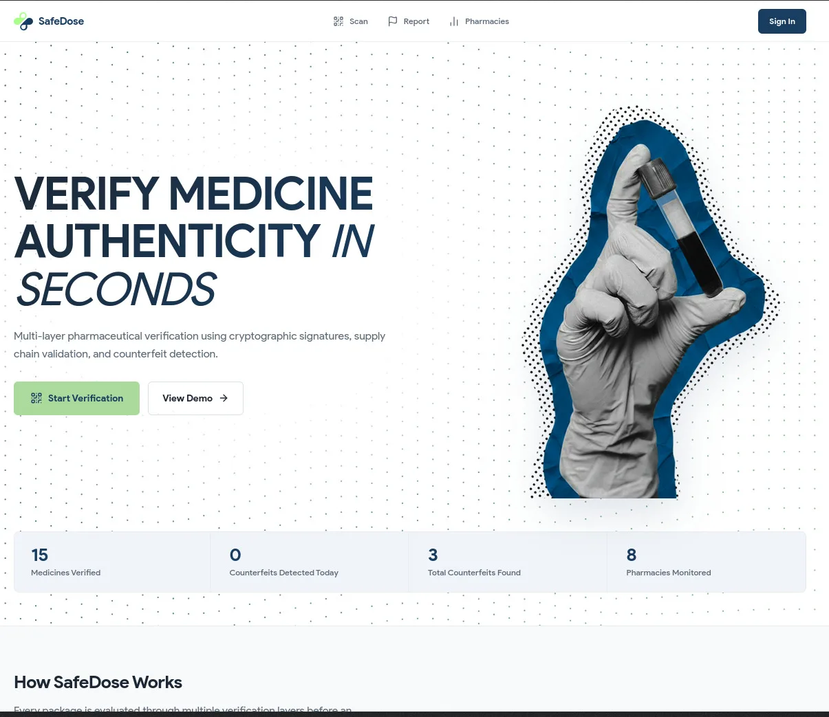 SafeDose screenshot